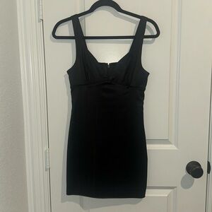 aritzia black mini dress